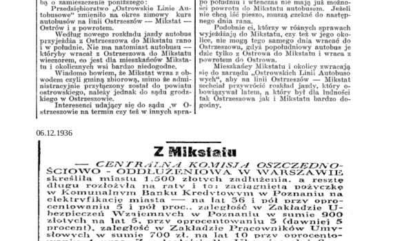Dziennik Ostrowski 1936
