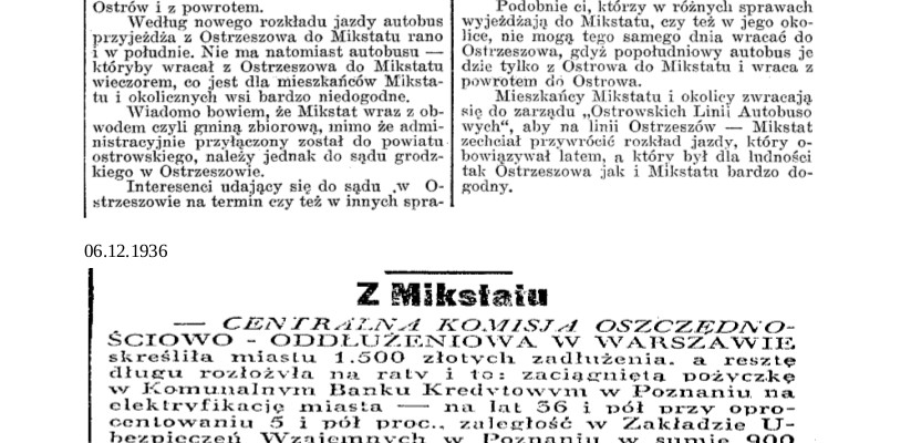 Dziennik Ostrowski 1936