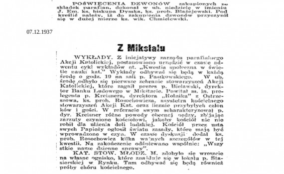 Dziennik Ostrowski 1937 grudzień 1