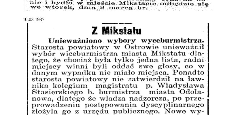 Dziennik Ostrowski 1937 marzec 1
