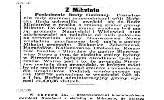 Dziennik Ostrowski 1937 styczeń 3