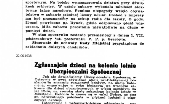 Dziennik Ostrowski 1938 czerwiec 2