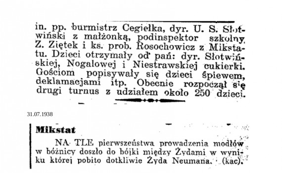 Dziennik Ostrowski 1938 lipiec 2