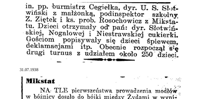Dziennik Ostrowski 1938 lipiec 2