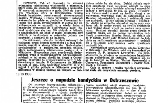 Dziennik Ostrowski 1938 październik 3