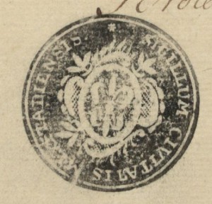 Pieczęć Mikstatu rok 1826