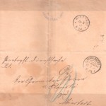 List z Ostrzeszowa do Mikstatu z roku 1891