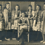 Zespół taneczny rok 1945