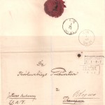 list z Mikstatu przez Kępno do Ostrowa z pieczęcią i dopiskiem Interes Kościelny z roku 1901