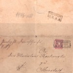 list z Ostrzeszowa do Mikstatu z roku 1886
