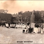 odsłonięcie figury Chrystusa Króla Rynek w Mikstacie rok 1937