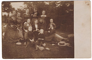 Mikstat 1918 rodzina Szych u dołu Brunon i Łucja
