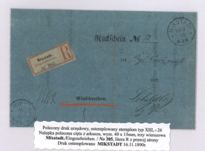 1890 opis listu