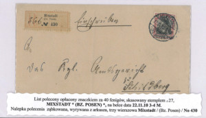1900 rok, opis listu