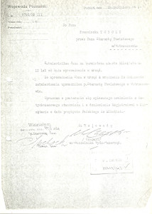 1929 zatwierdzenie burmistrza