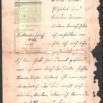 1941, 6 kwietnia Oranienburg list z obozu koncentracyjnego