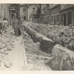 1949 zakładanie sieci wodociągowej
