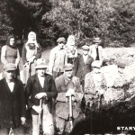 1941 grupa robotników polskich zatrudnionych przy kopaniu kanału