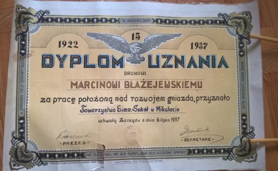 Dyplom uznania-sm